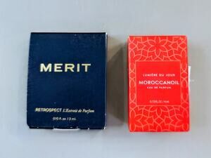 Merit Retrospect 3ml Spray & Moroccan Oil Lumiere Du Jour 4ml Dabber